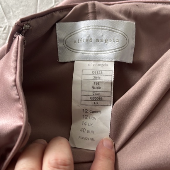 ALFRED ANGELO Bridesmaid/Prom Dress - Mauve - Picture 3 of 4